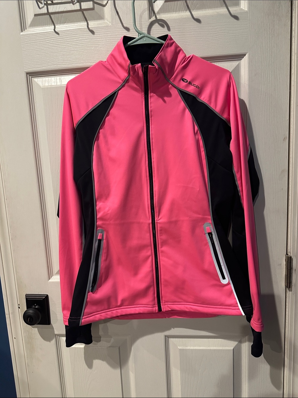 Sugoi Women's Firewall 180 Front-Zip Jacket with Reflective Ribbon Size L